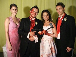 The cast of Hellbride - Horror Comedy